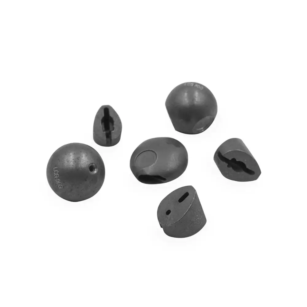 
New Outdoor 3/8oz Fishing Weights Sinkers Pack of 10 Tungsten Bullet 3/8oz Tungsten Fish shape worm weight 