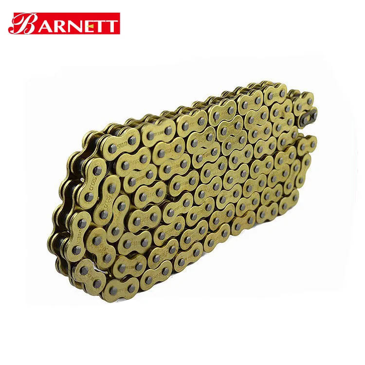 520 * 120 Motorcycle Drive Chain parts Heavy Duty Gold Chain 120 Links for Honda Yamaha Suzuki Kawasaki