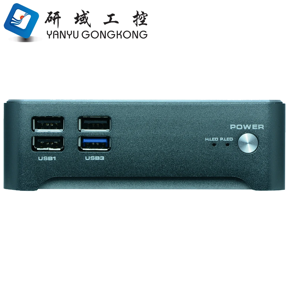 N3919SZ безвентиляторный алюминиевый настольный мини-ПК J1900 Win10