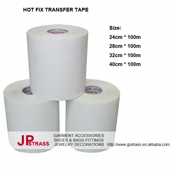 EXTRA THICK PREMIUM Hot Fix Crystal Rhinestone Transfer Film Paper Tape, IN ROLL