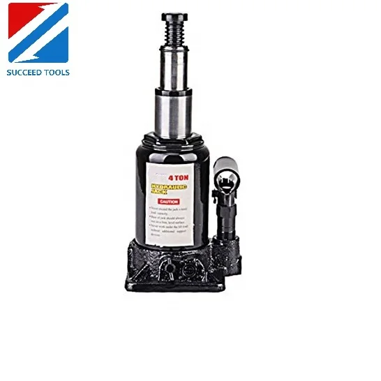 Auto Repair Double stages 12Ton Screw Hydraulic Car Bottle Jack with safty valve CE