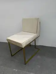 Hot sale upholstered velvet metal dining chairs living room sofa