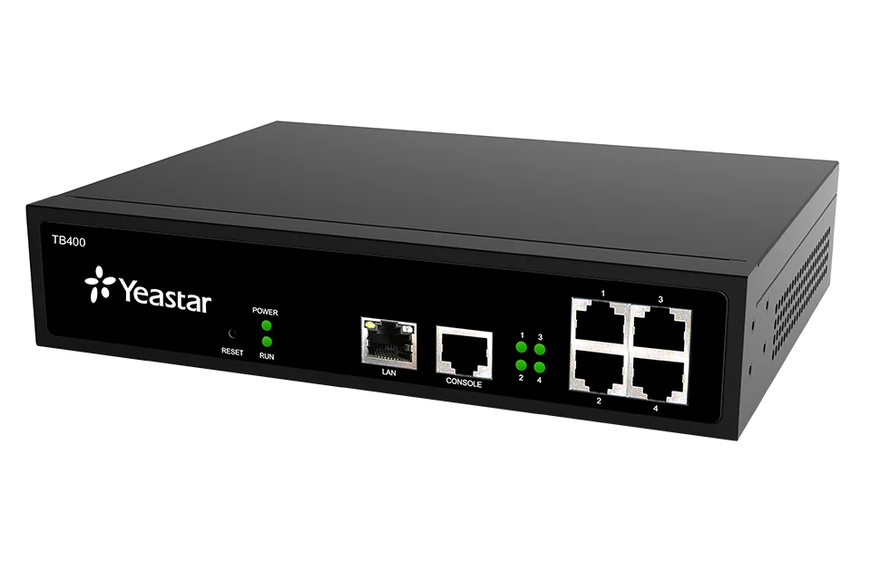 Programmable TE/NT Modes TB200 Yeastar BRI VoIP Gateway