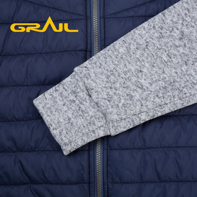 Hot selling wholesale thick ribstop european winter fashion hybrid coats for men