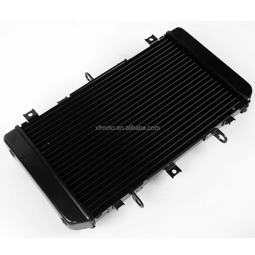 Motorcycle Radiator Cooler Aluminum For Kawasaki Z750 2004-2006 Z750S 2005-2007 XF-395