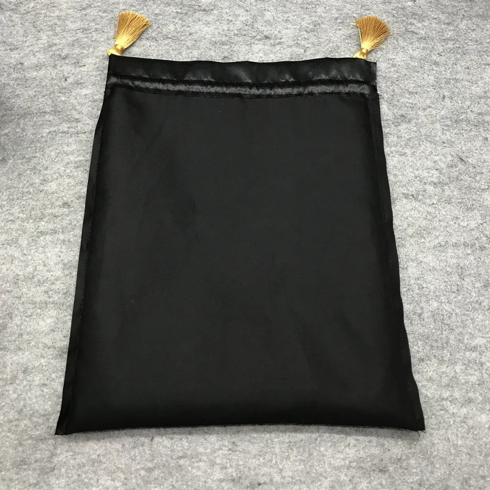 Wholesale Black 3 Bundles Wig Satin Hair Packaging Bags