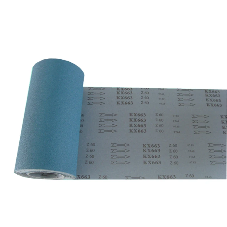 Zirconia KX663 sandpaper roll for wood and metal