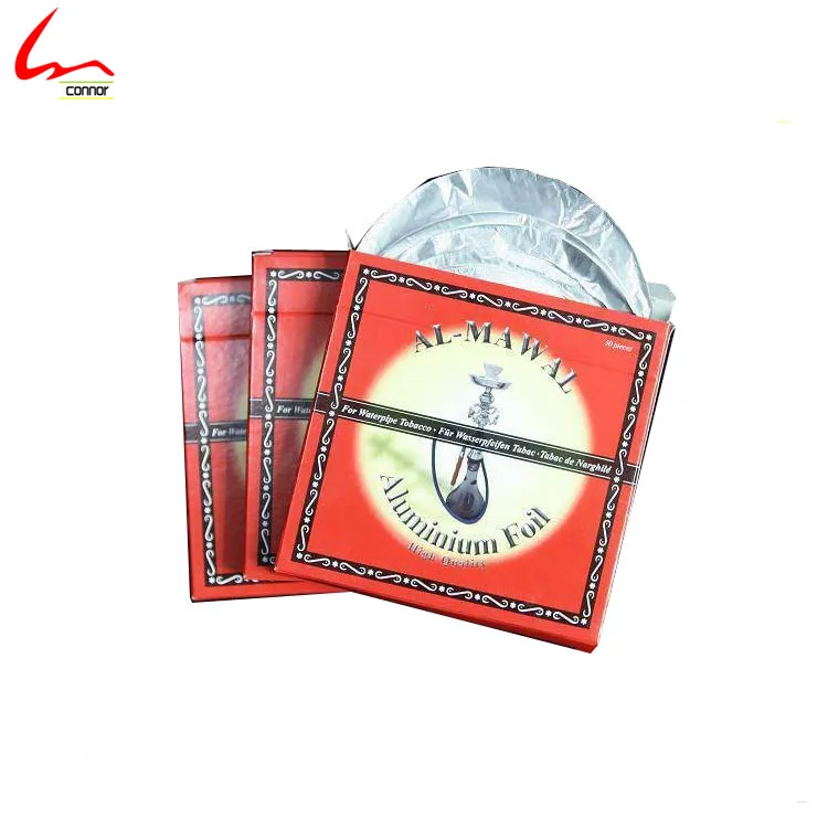 
50pcs Tin Foil Arab hookah Shisha Silver paper Aluminium foil 
