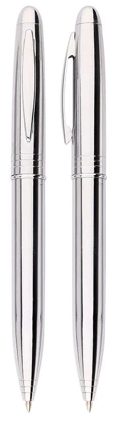 wholesale high quality Promotional custom Stainless Steel Shiny metal Silver Cross Pens with gift box