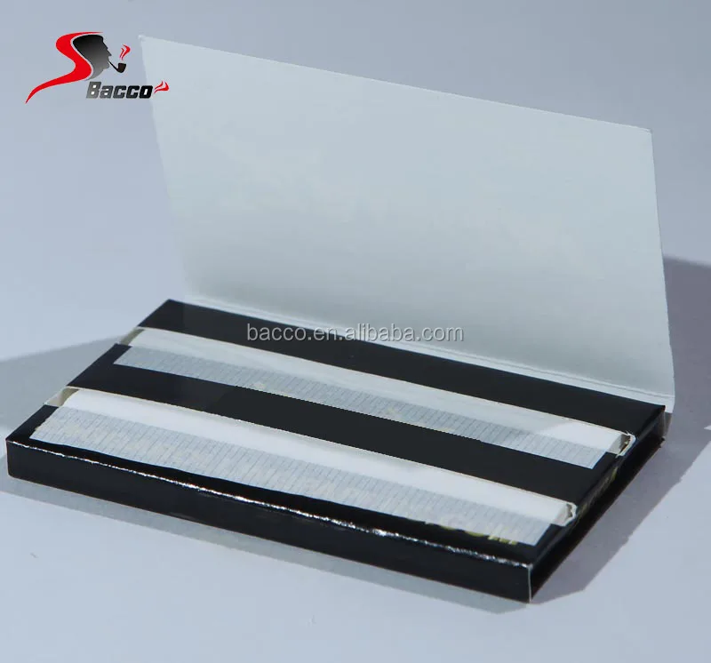 Double outlets Smoking Paper with natural gum, custom logo rolling papers