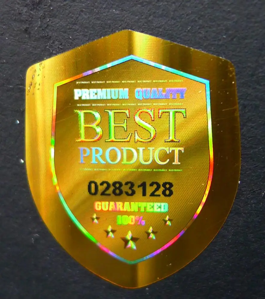 Hot Sale Customized Self Adhesive Anti-fake Label 3d Hologram Sticker