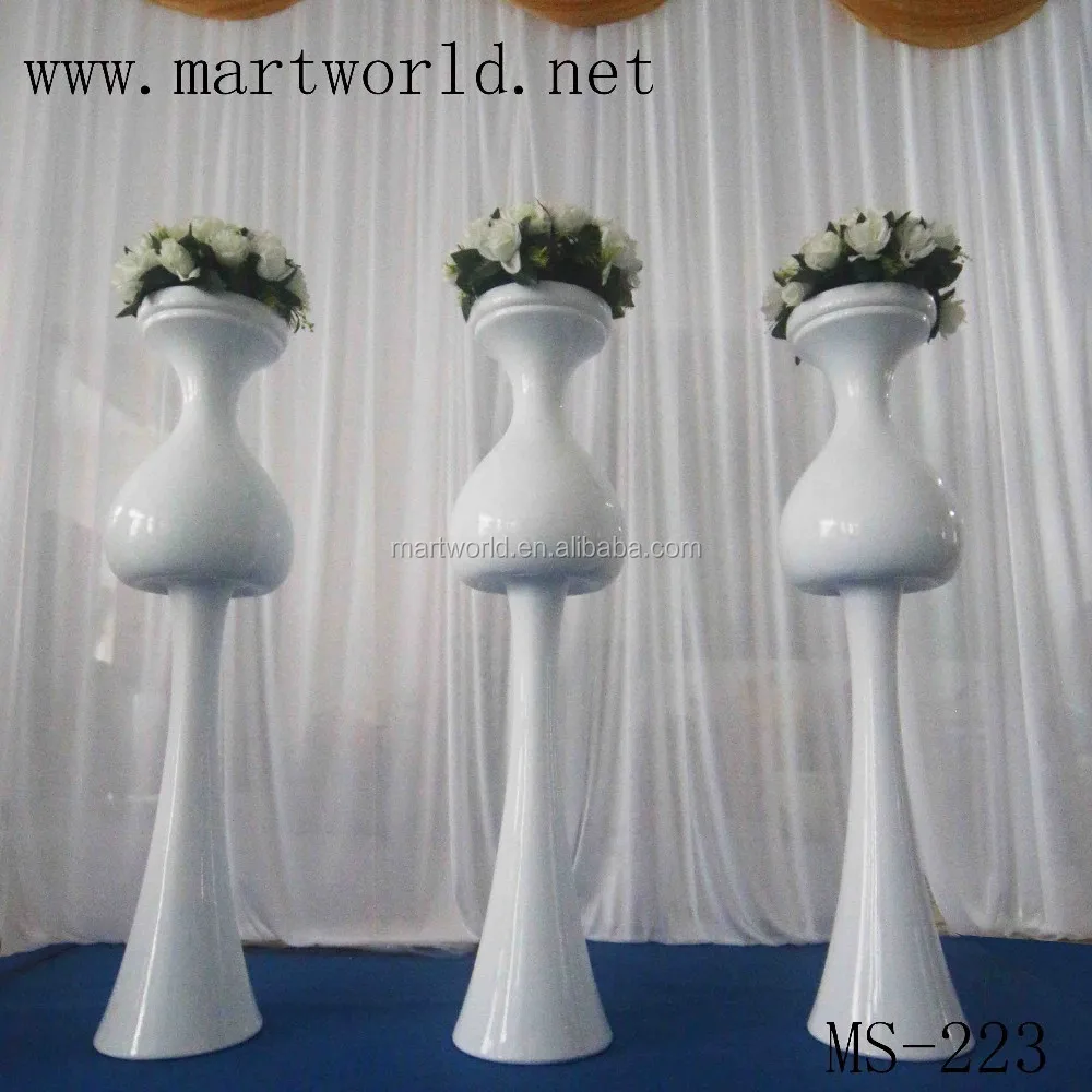 wedding walkway aisle pedestal decoration tall floor flower vase stand for celebration event banquet bridal invitation(S-223)