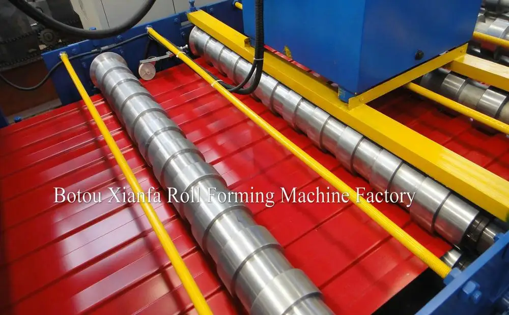 Double Layer Color Steel Trapezoidal IBR Roof panel Roll Forming Machine/ hot sale in malaysia cold roll forming machinery
