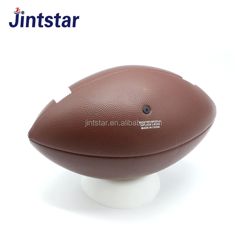 
customer logo training Rugby ball Machine sewn pu/pvc leather American football 
