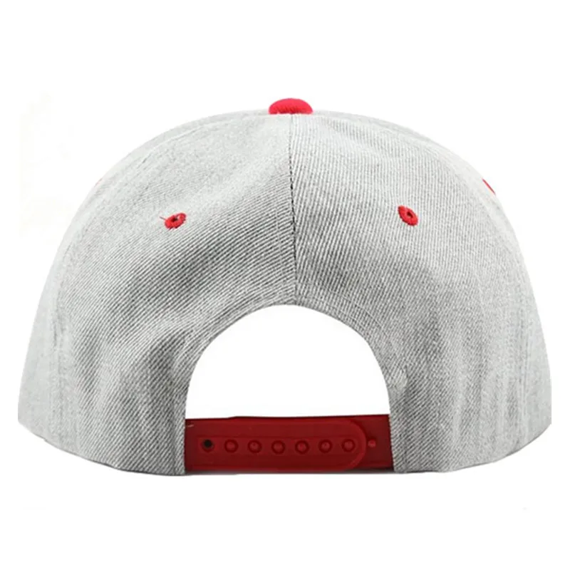 Wholesale Yupoong Snapback Cap Plain Acrylic Two Tone Hiphop Hat