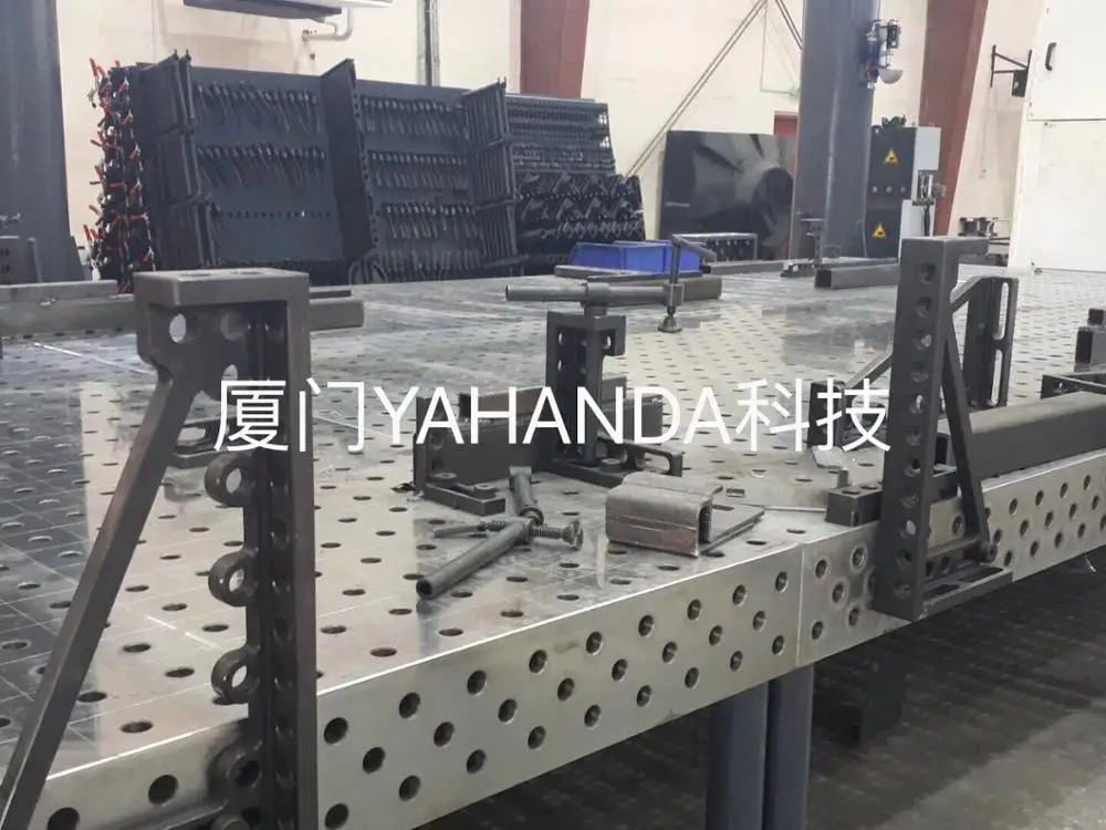 Hot Selling D28/D22/D16 2400*1200mm 3D / 2D Welding Tables and clamping tools for one-stop welding of different pieces