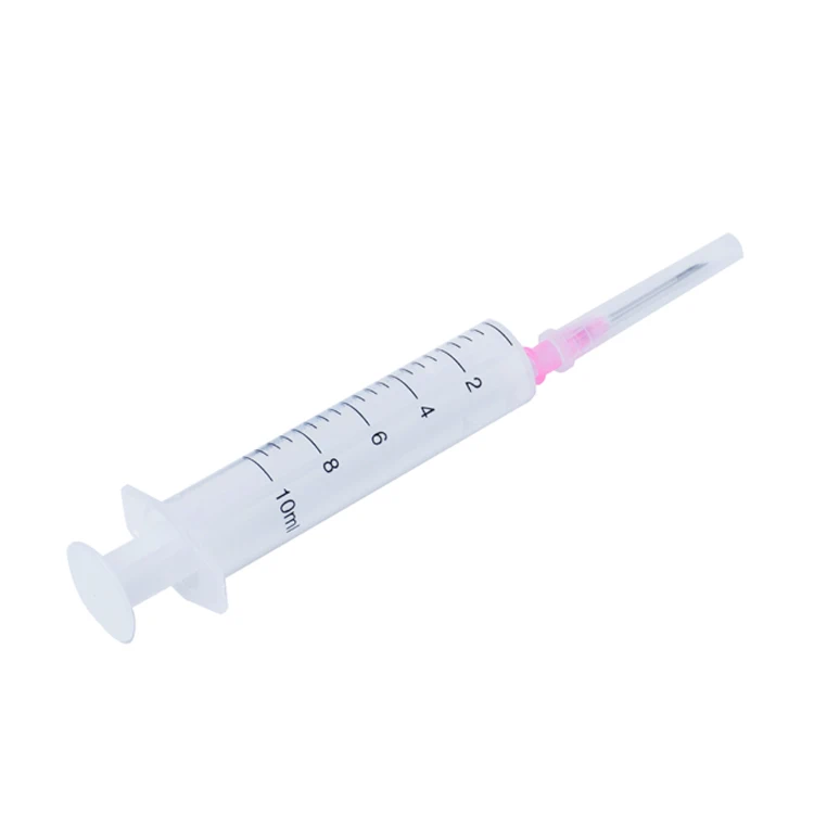 Latex Free Plastic Medical Disposable 2 Parts Syringe