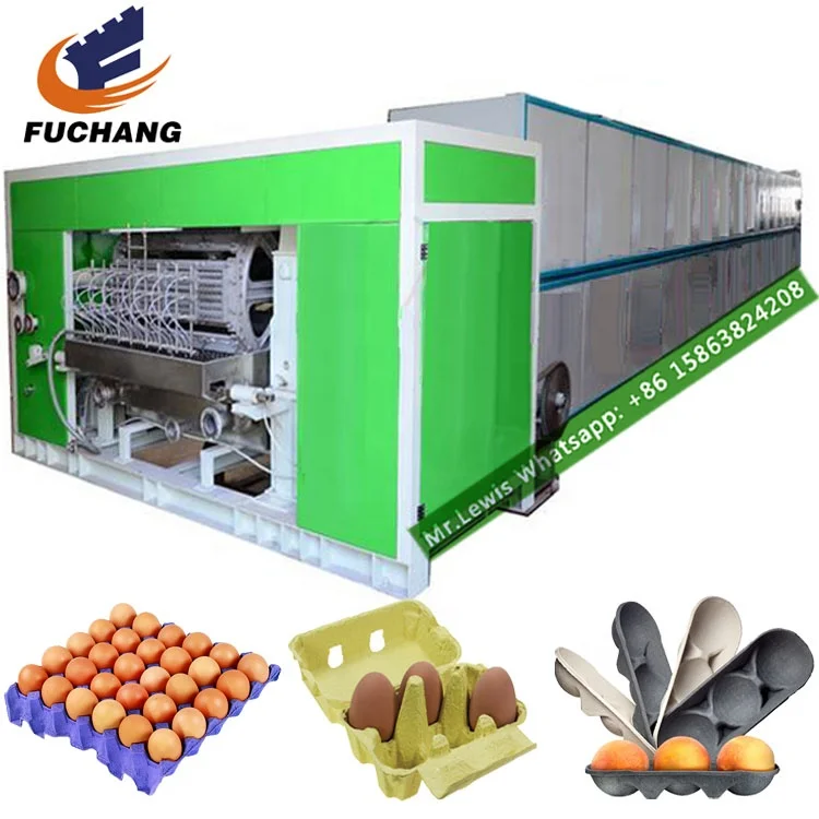High Quality Egg Tray Make Machine Egg Tray Machine Production Line Egg Packing Box Maker FC-ZMG6-48 with CE and ISO certificate