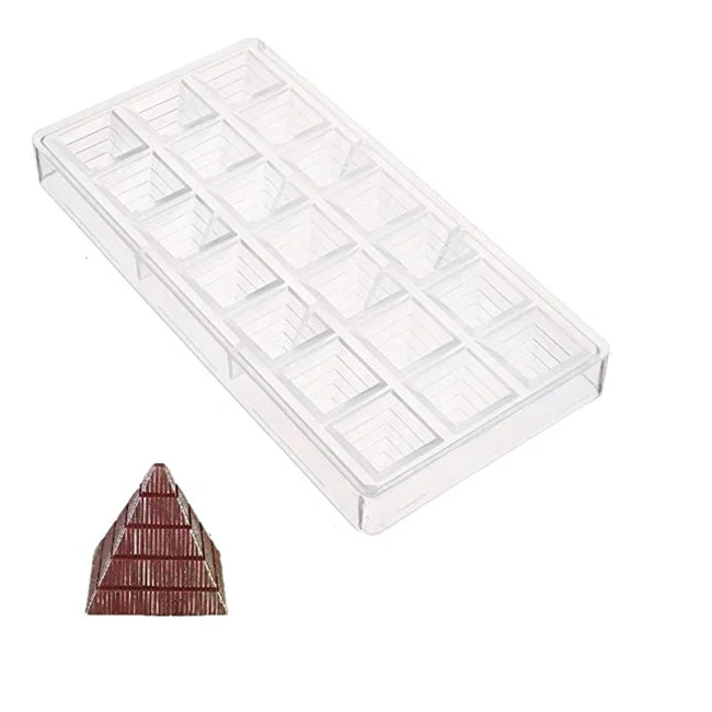 
Custom Making Bar Reusable Polycarbonate Mold For Chocolate 