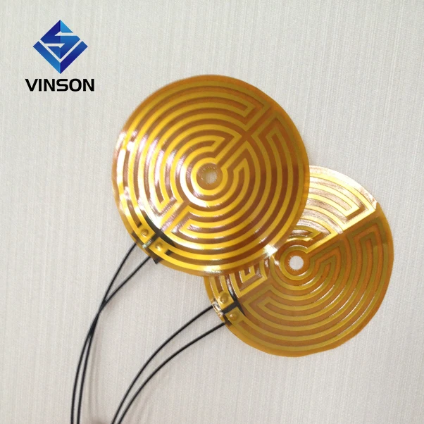 12v/24v 12w polyimide film heater / foil PI heating element for mirror