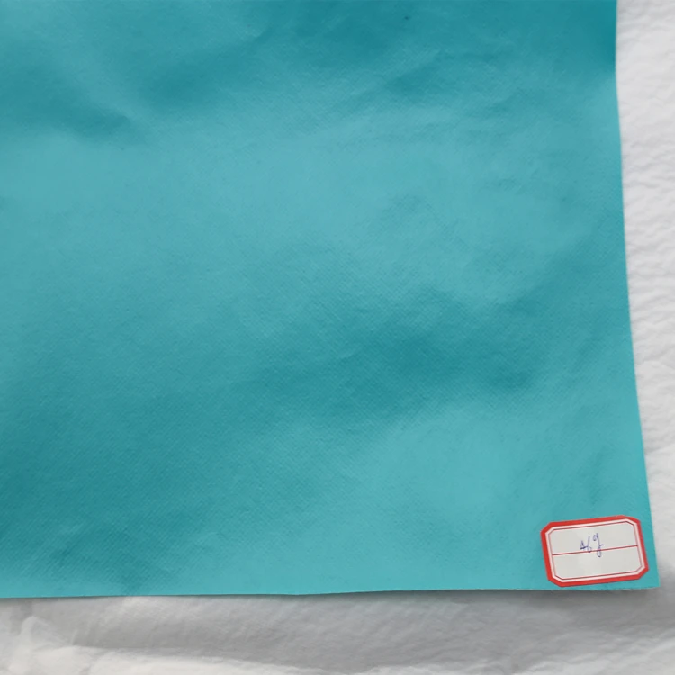 Green 46gsm SF micropore breathable film composite PP spunbond non woven