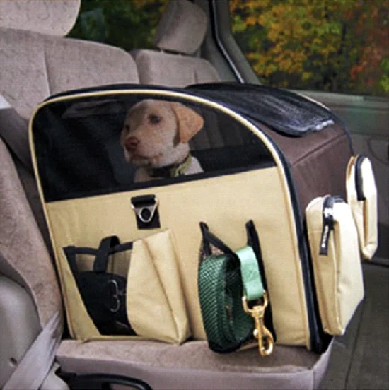 
Portable Car Seat Pet Car Carrier with Safety Belt 