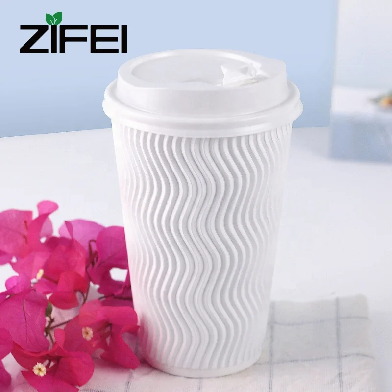 
Custom Printed 8oz Disposable Stripe Espresso Paper Cups for Coffee 