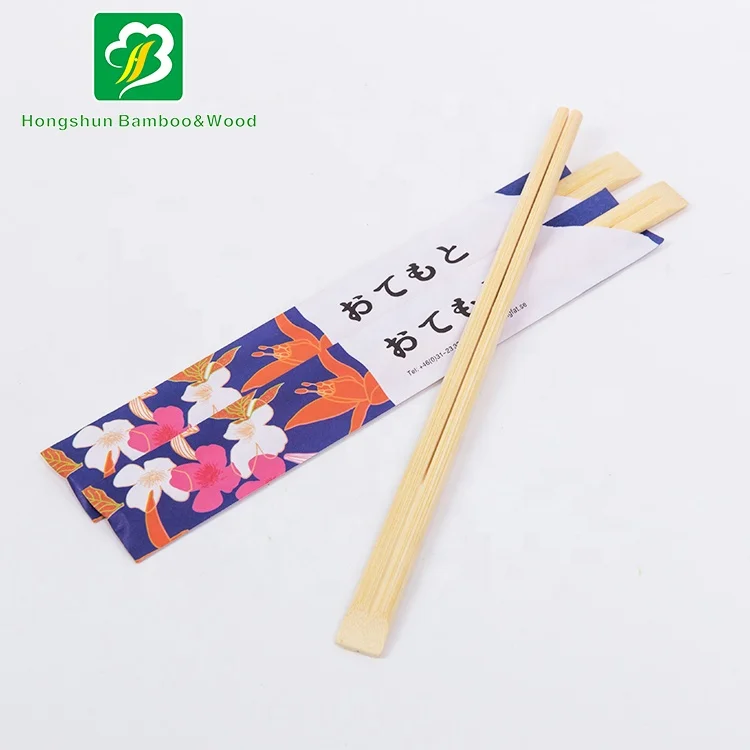 Restaurant custom eco-friendly disposable bulk bamboo chopsticks