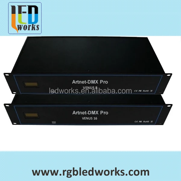 8/16ports RGB Light Dimmer LED DMX Artnet node for DJ Show