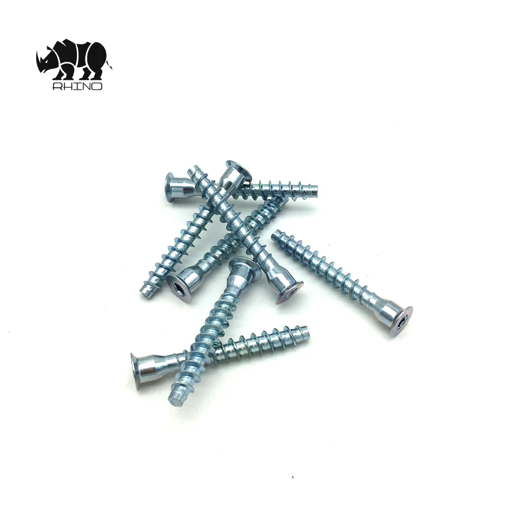 Chinese manufacturer Hex Socket Drive Furniture Screw Confirmat