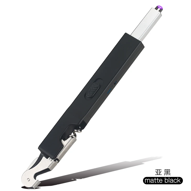 multi functional arc bbq lighter  USB rechargeable with opener and knife