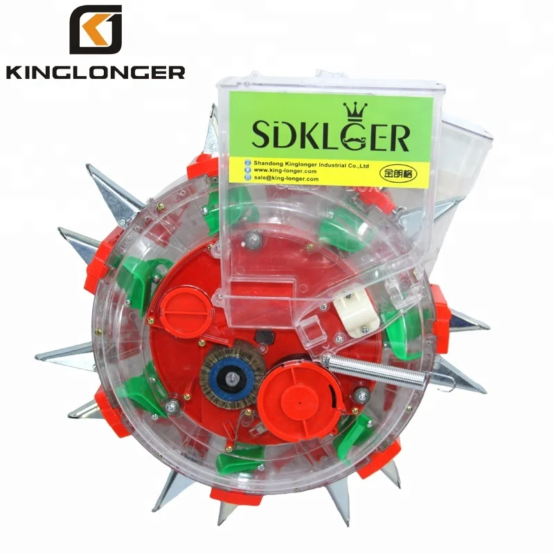 KINGLONGER hand push manual beans  fertilizer seeder