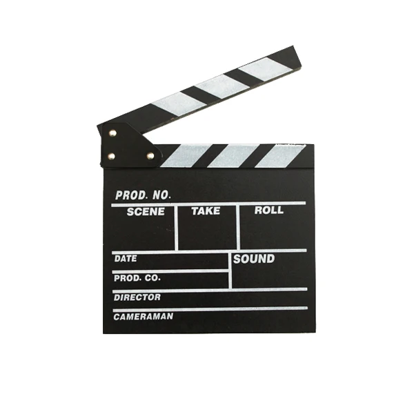 Wooden Black Clapperboard/wooden clapper