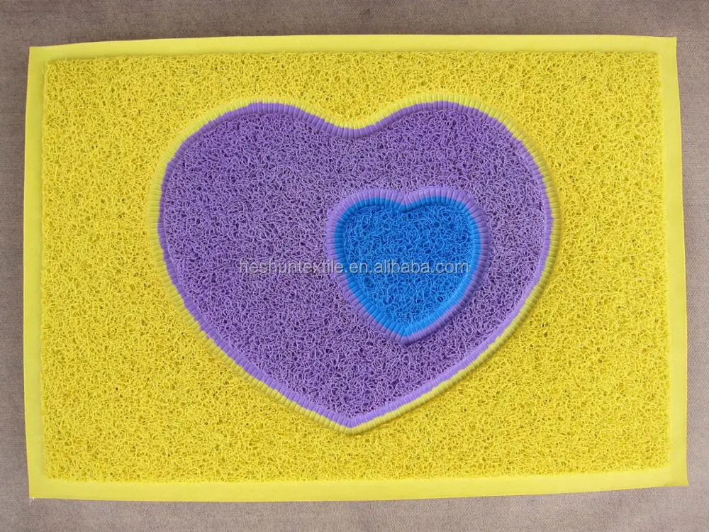 plastic PVC noodle matting for flooring door mat