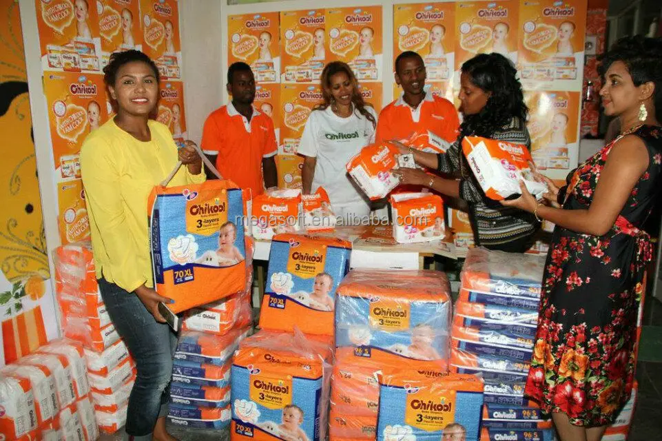 professional  manufacturer of baby diapers in China