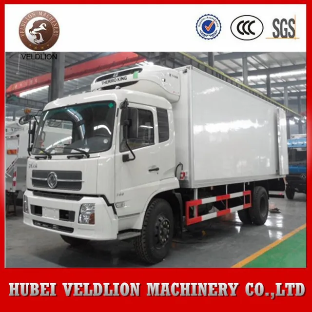 
China thermo king 6TON refrigerator van truck for meat and fish 
