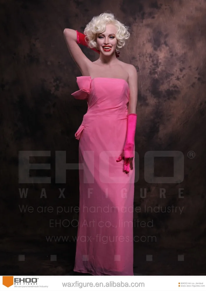 Marilyn Monroe Silicone Figure Statues Realistic Wax Figure For Sale
