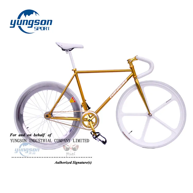 Заводская цена алюминия гоночный велосипед розовый цвет fixed gear