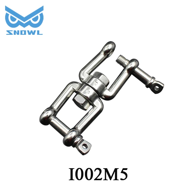 SNOWL Stainless Steel marine double eyes Swivel snap Shackle