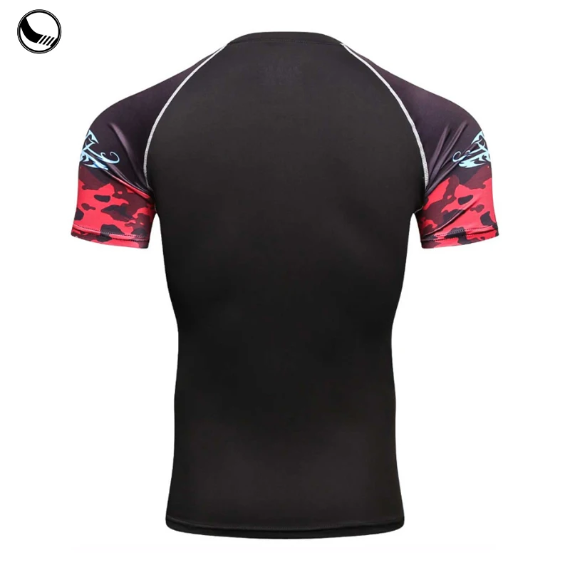 100% Polyester Men Bjj Rash Guard