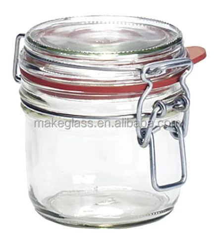 glass jar with high quality for food
