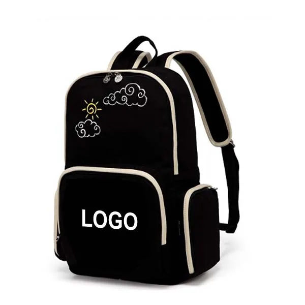 
Children Teenage Girls Boys School Backpack Travel Solid Students Bags 