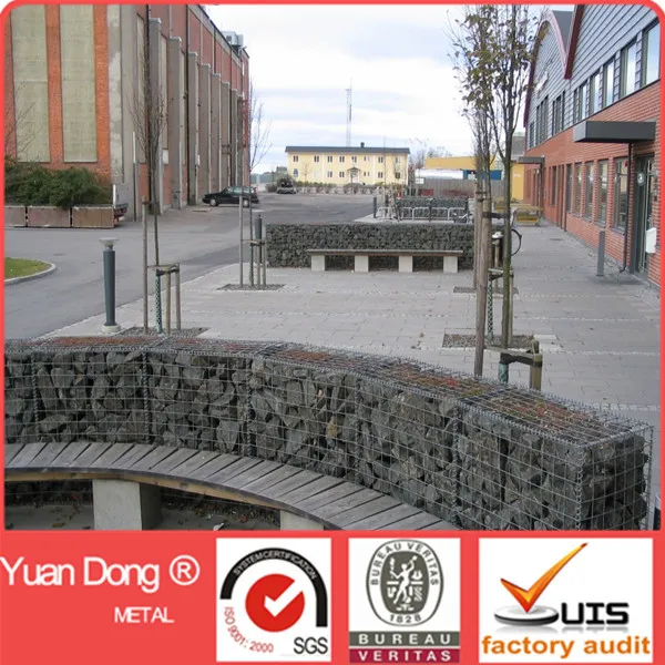 Конструкция сидений для габионной подпорной стены/габионные кирпичи