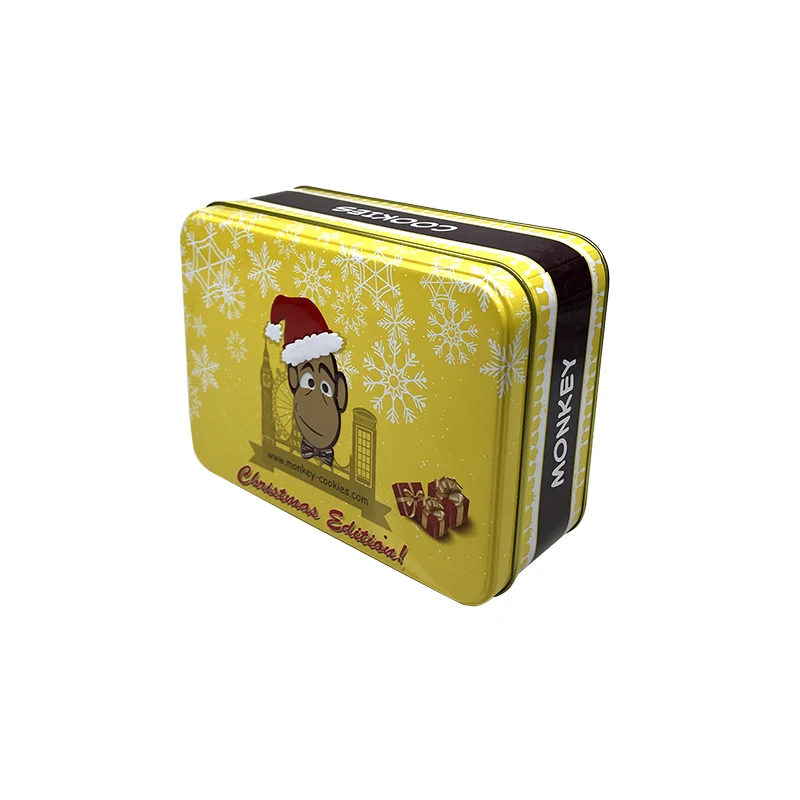 wholesale custom factory Cookies and candy Tin Boxes gift tin packaging