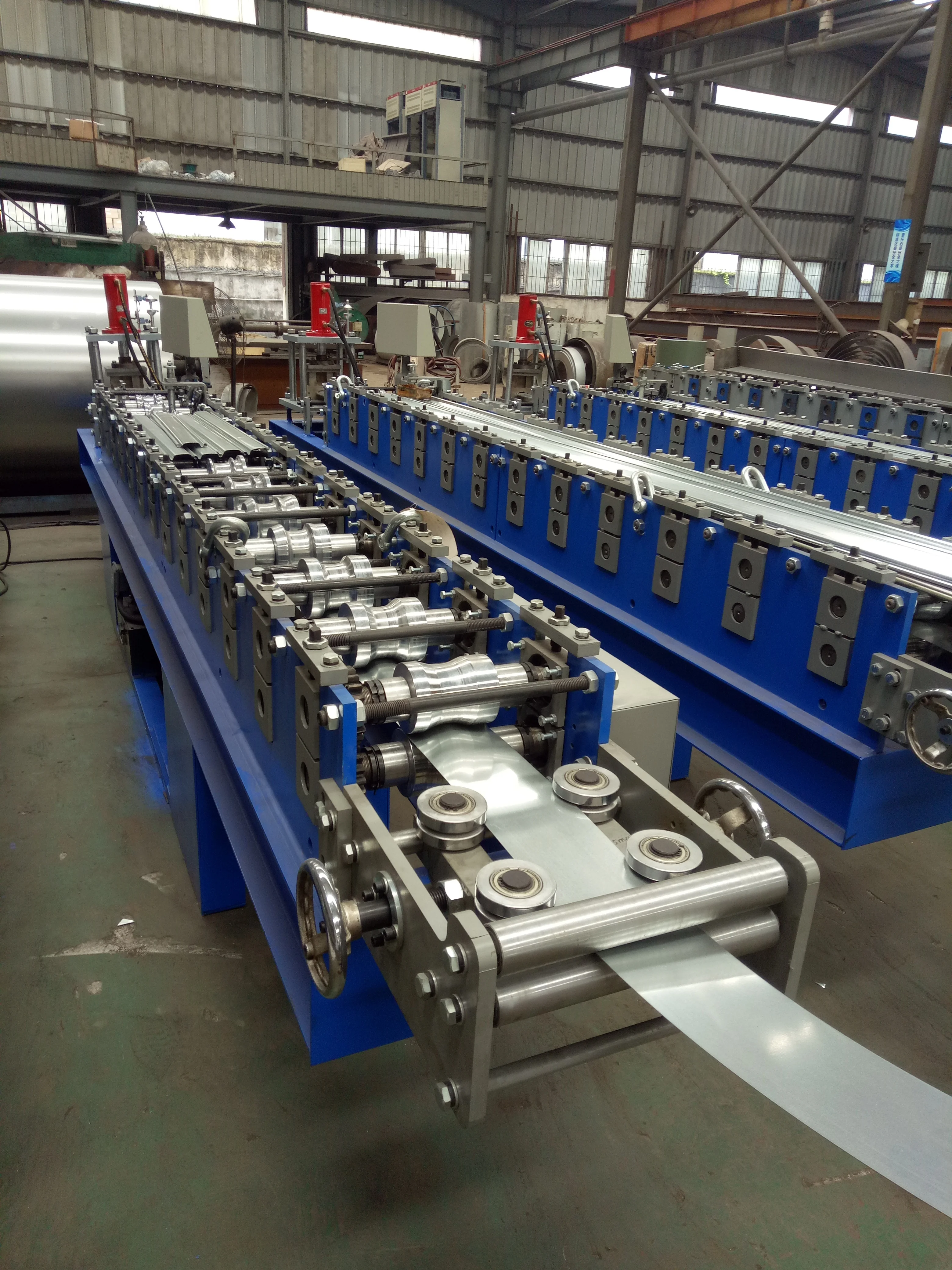 Slat Roller Shutter Making Machine Galvanized Cold Steel Shop Slat Roller Shutter Door Making Roll Forming  Machine