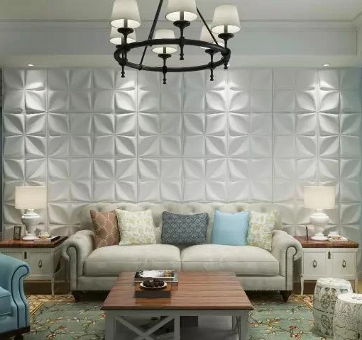 Cheap New Interior Decor Waterproof Gypsum 3D Wall Panel