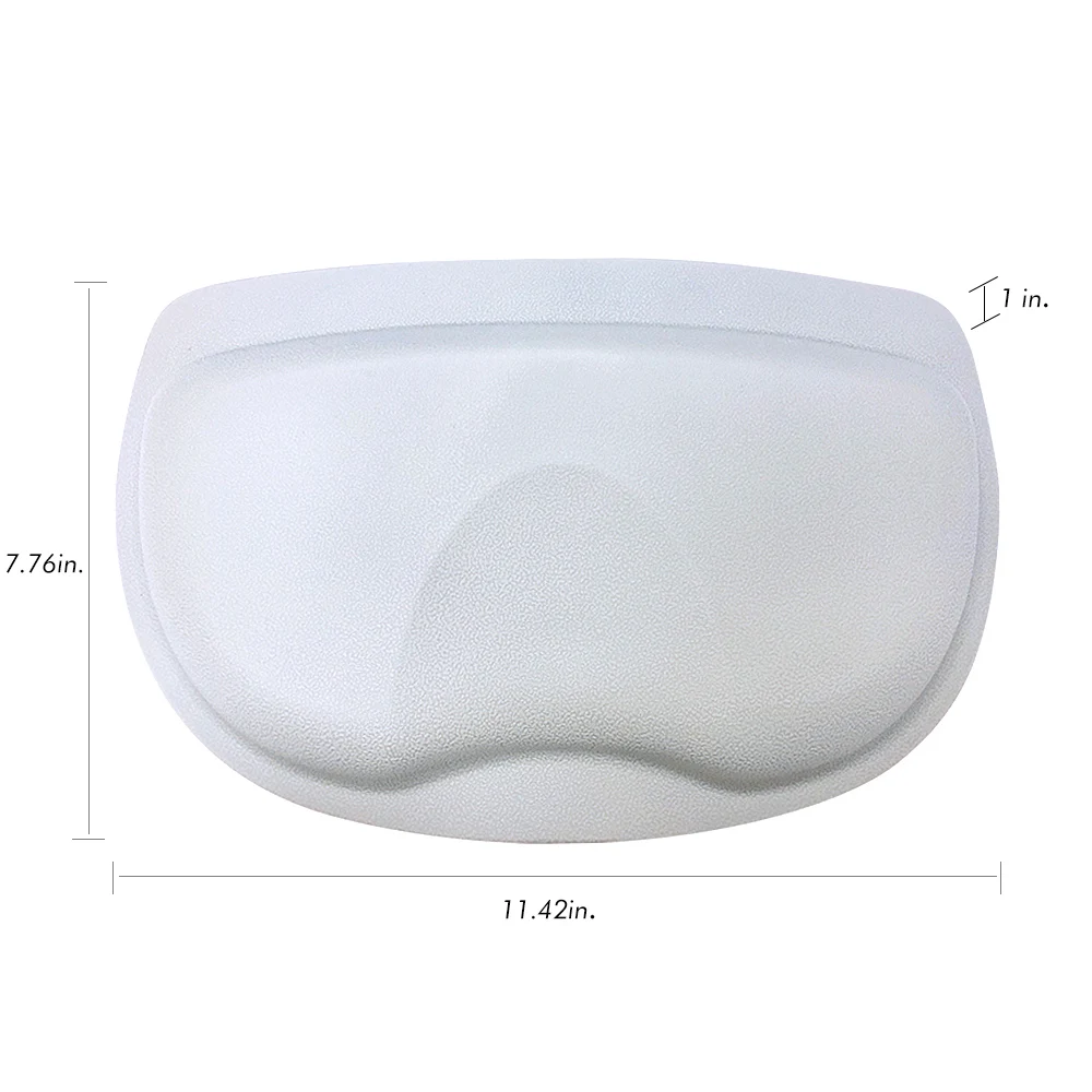 Waterproof Non-slip Bathtub Pillow /Soft silicone bath pillow bathtub cushion for Neck, Head & Shoulders