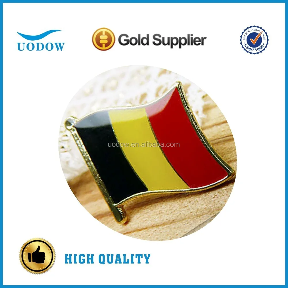 Italian flag lapel pin Country Flag gold plating Enamel Pins