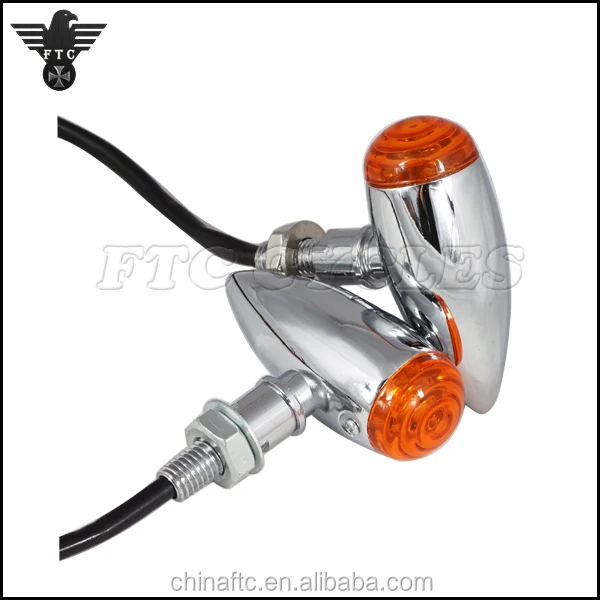 Mini Motorcycle Metal Bullet Turn signals, indicator,Bicycle Turn signal light