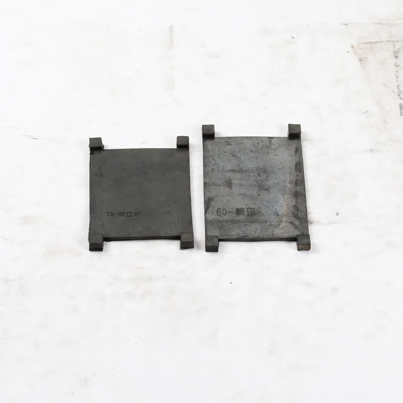 
Railroad Grooved rail track rubber sole plate 